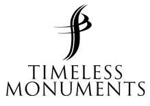 A black and white photo of the words " timeless monument ".
